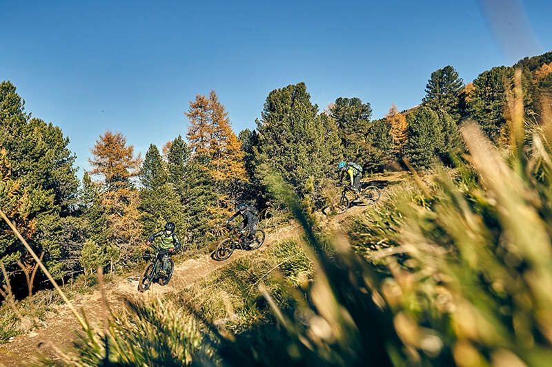 Zirbentrail by mountain bike