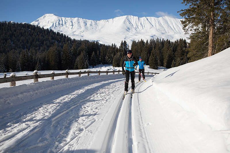 Cross-country skiing in Serfaus Fiss Ladis